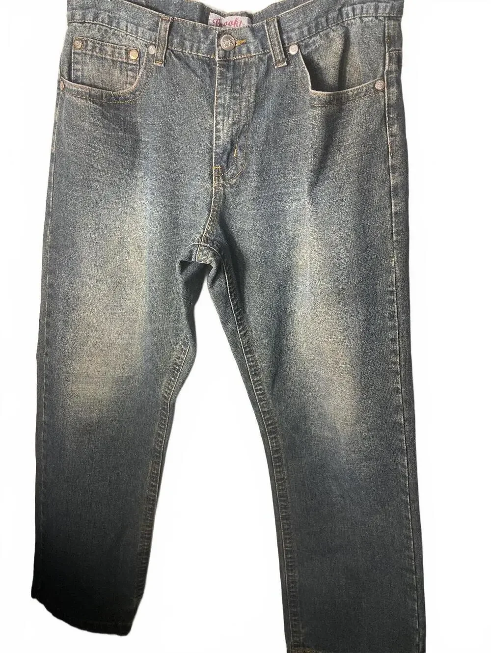 Vintage Brooklyn Xpress BX Collection Denim Jeans 90s Y2K Mens Size 36 Studded